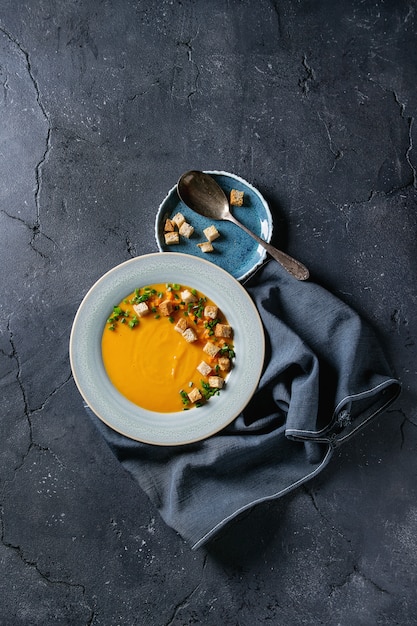 Potage à La Citrouille Et Aux Carottes