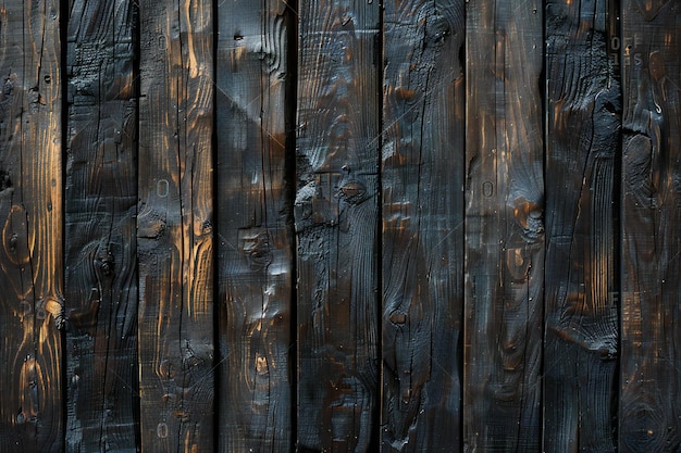 un poteau en bois avec un fond sombre avec un motif brun foncé et blanc