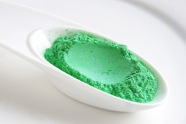 Poudre de pigment de mica vert pour les cosmétiques