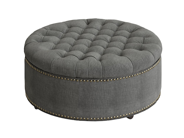 Pouf classique isolé