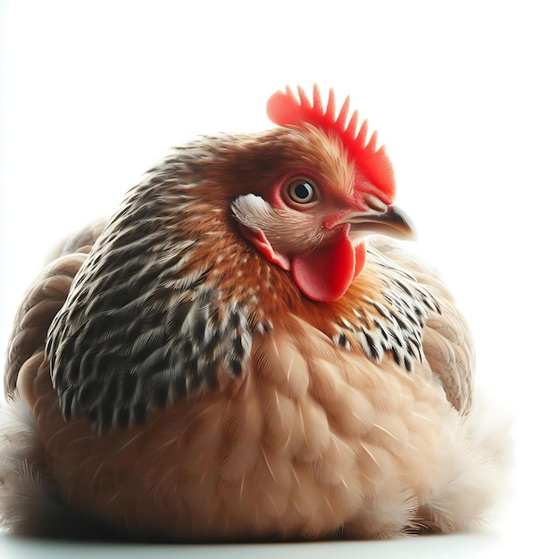 Une poule.