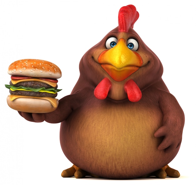 Le poulet amusant.