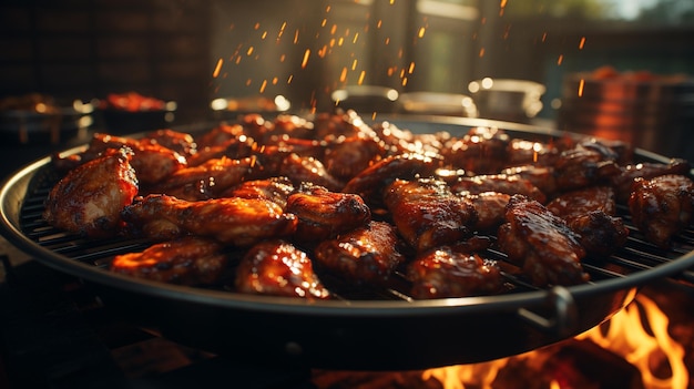 Poulet au barbecue