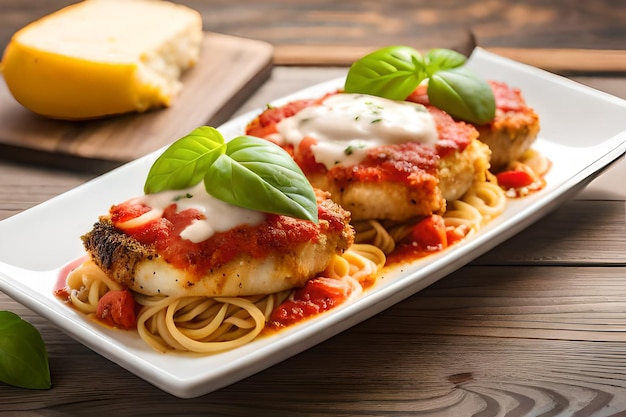 Poulet au pesto et parmesan au four