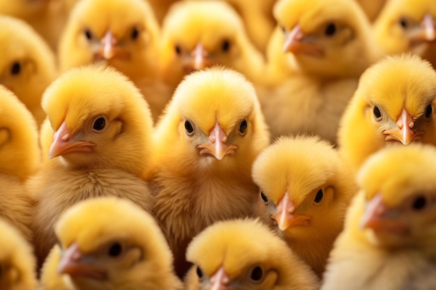 poulet à la ferme