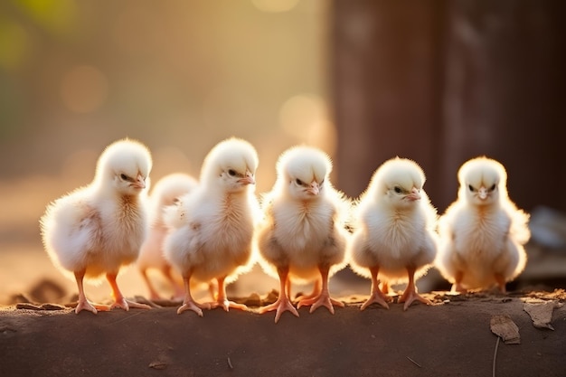 poulet à la ferme