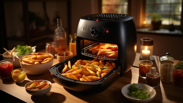 poulet frais et ailes de poulet sur table dans la cuisine