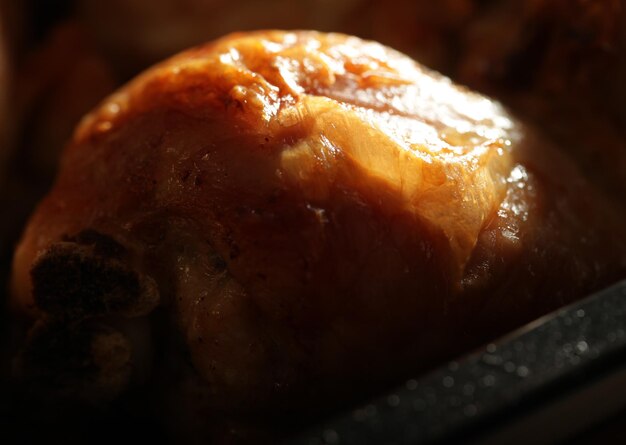 Poulet frit Macro shot