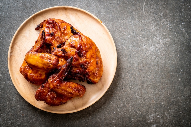 poulet grillé et barbecue