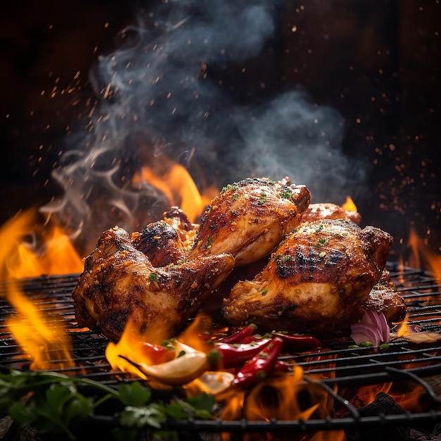 poulet grillé