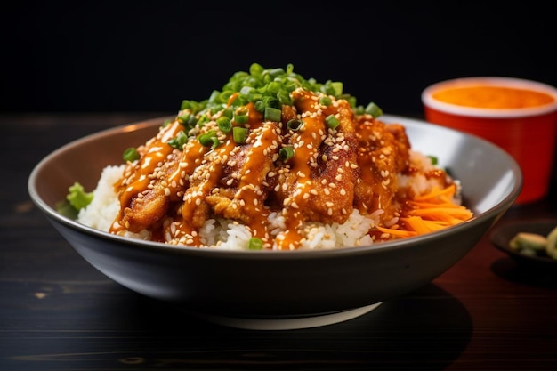 Le poulet Katsu Donburi est un délice