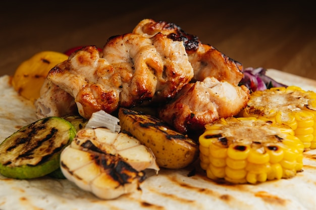 Poulet shashlik