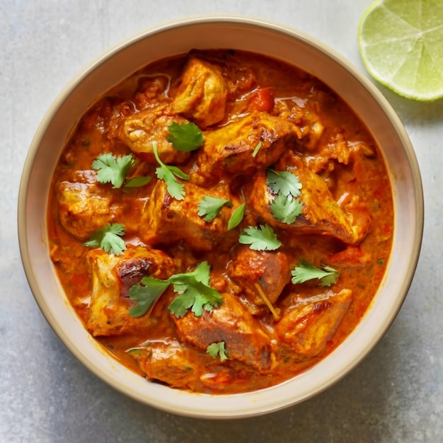 Photo le poulet vindaloo