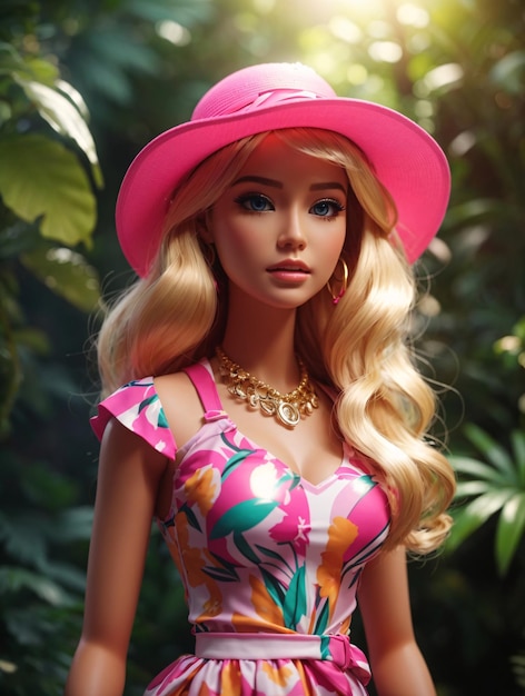 La poupée Barbie à l'aventure dans la jungle