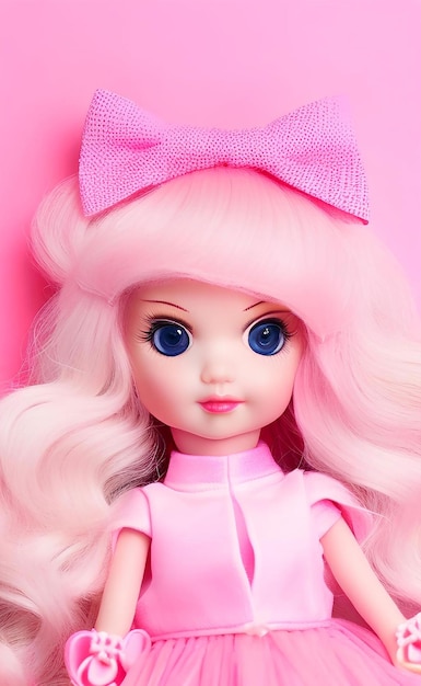 Poupée Barbie blonde mignonne