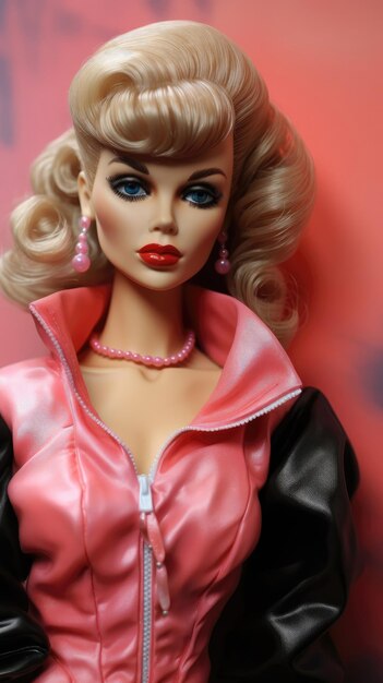 Photo une poupée barbie pinup vintage