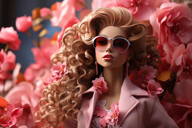 Une poupée Barbie.