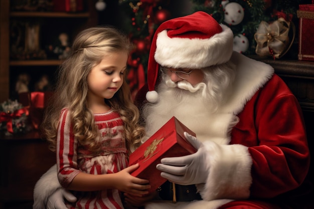 Pour célébrer Noël, les enfants écrivaient avec impatience des lettres au Père Noël promettant d'être de bonne conduite en échange des cadeaux qu'ils souhaitaient.