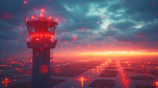 Pour le contrôle de la circulation aérienne, les aéroports utilisent un radar au sol
