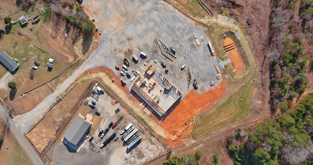 Poutre poutre de la maison neuve en construction