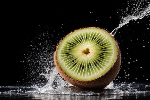 Le pouvoir de la couleur Comment le vert et le noir d'un kiwi peuvent créer un contraste