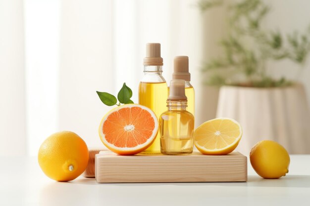 Le pouvoir rajeunissant des agrumes libère la beauté naturelle avec du sérum à la vitamine C et des extraits d'agrumes