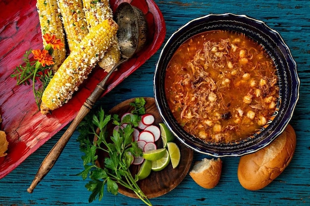 Photo le pozole mexicain