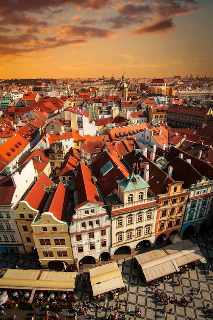 Prague sous le soleil