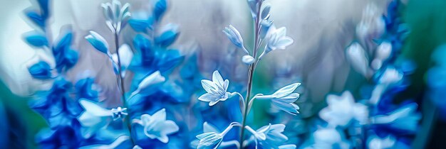 Une prairie de fleurs sauvages en fleurs Une flore colorée et vibrante Sous le ciel bleu ensoleillé