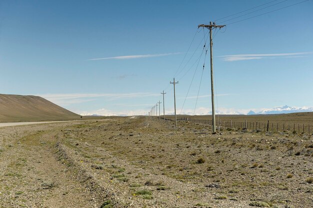 Prairies et déserts des steppes arides de la Patagonie argentine