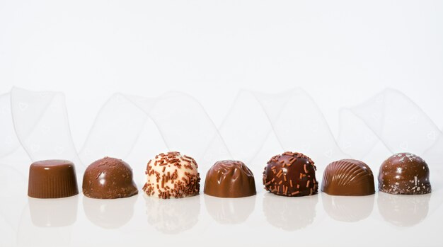 Pralines au chocolat assorties