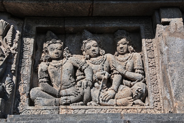 Prambanan est un temple hindou à Yogyakarta, Java, Indonésie