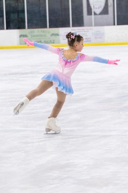 Photo pratique du patinage artistique