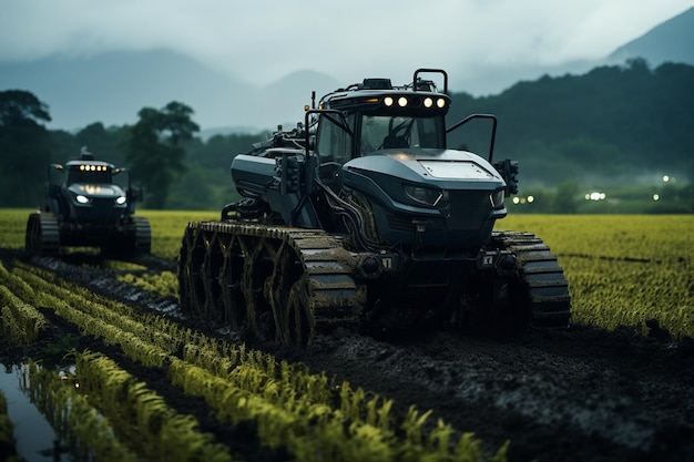 La précision avec les tracteurs autonomes