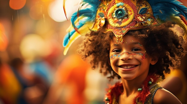 Le premier carnaval d'un enfant Une aventure passionnante de préparation de costumes