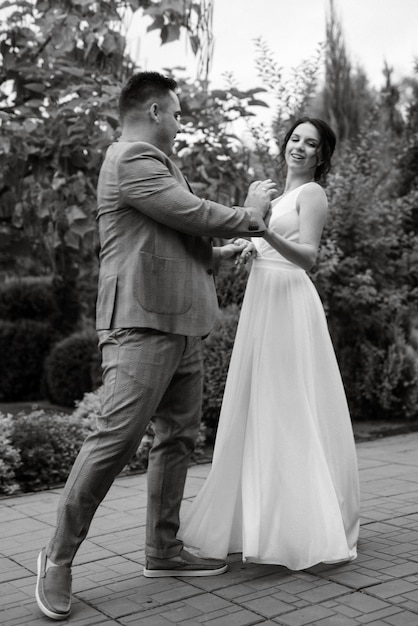 La première danse de mariage des mariés