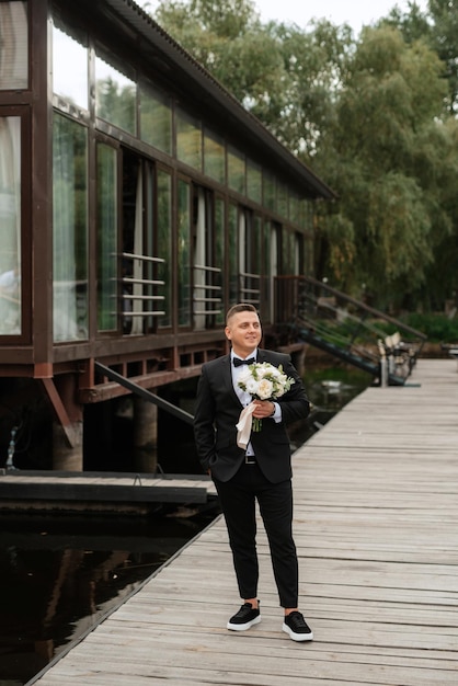 Photo la première rencontre de la mariée et du marié