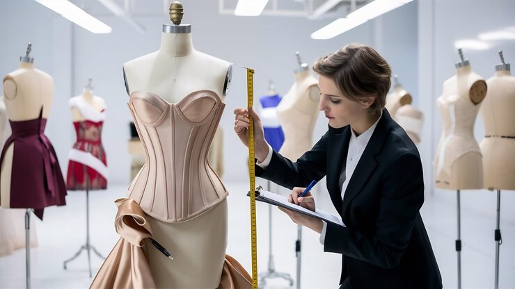 Photo prendre des mesures sur le mannequin