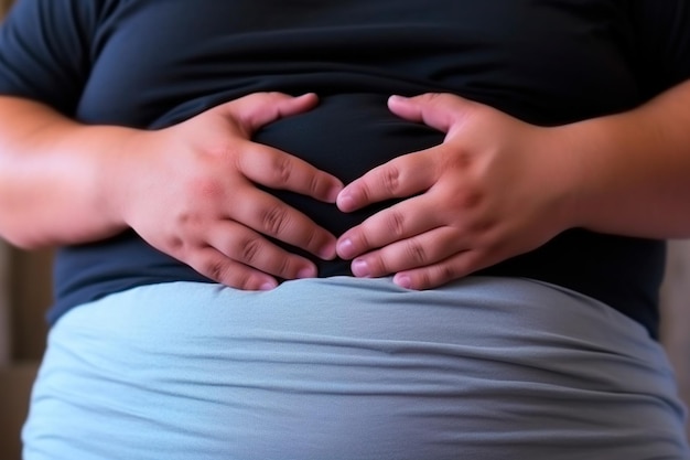 Les préoccupations proéminentes du ventre au sujet de l'obésité ont manifesté un moment d'introspection sur la santé