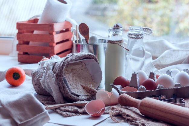 Photo préparation à la cuisson des biscuits