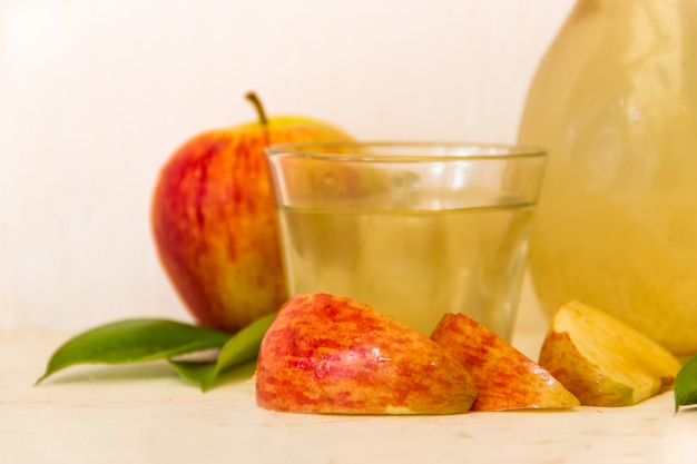 préparation de vinaigre de cidre de pomme biologique