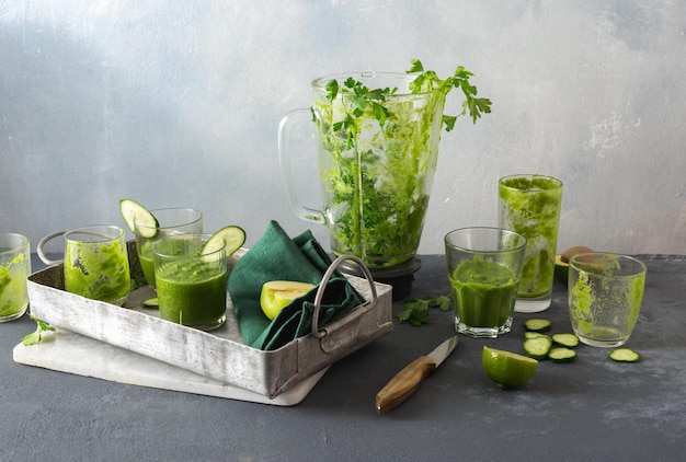 Préparer un smoothie green detox