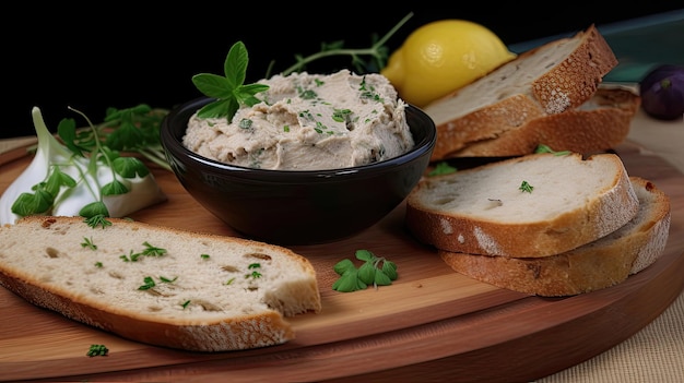 Préparez ce pâté de maquereau fumé à froid facile et délicieux avec du fromage à la crème et du raifort, parfait pour une collation rapide ou un apéritif impressionnant lors de votre prochain rassemblement. Généré par l'IA.