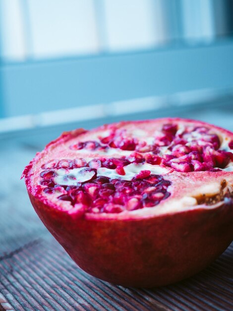 Photo près de la fraise sur la table