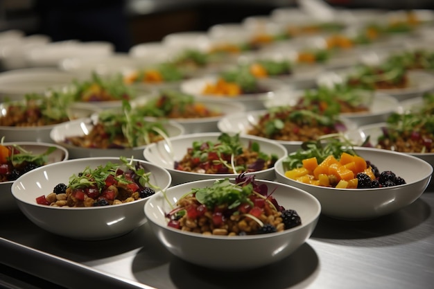 Une présentation colorée de la feijoada Un délice culinaire festif débordant de saveur