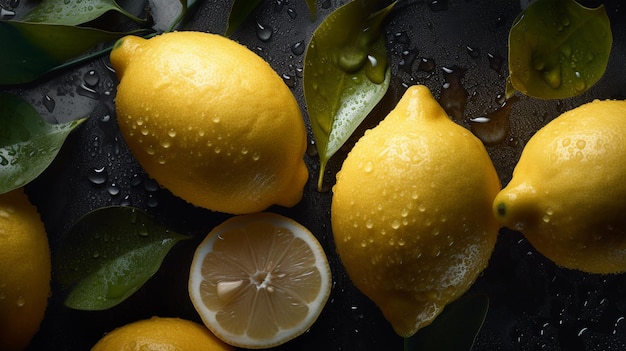 Présentation du studio de citrons frais