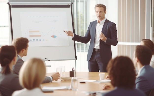 Présentation menée par un mentor d'affaires