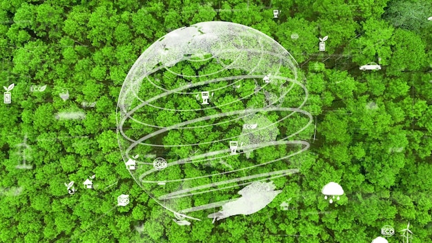 Préservation future de l'environnement et développement durable de la modernisation ESG