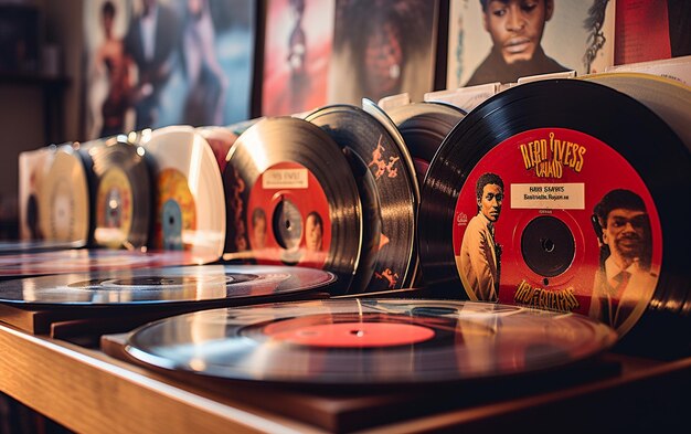 Photo préserver l’histoire musicale dans les grooves en vinyle