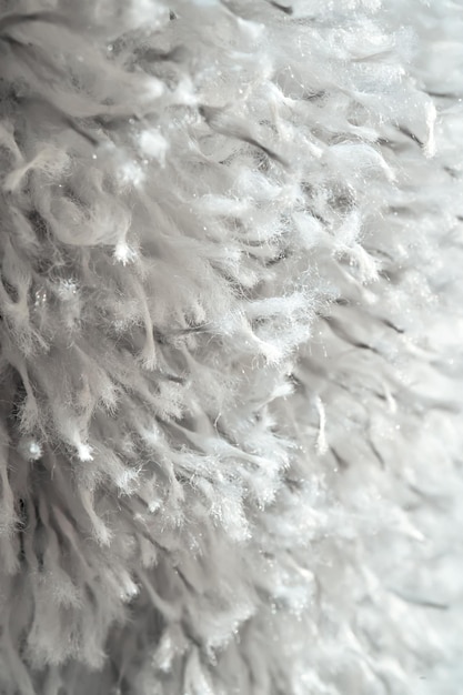 Photo presseuse à plumes en microfibre en gros plan texture